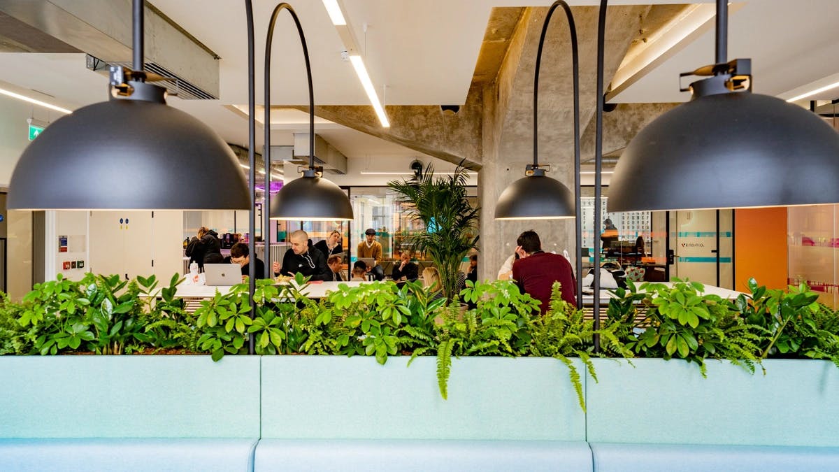 Break out space in Huckletree Ancoats Manchester coworking space  