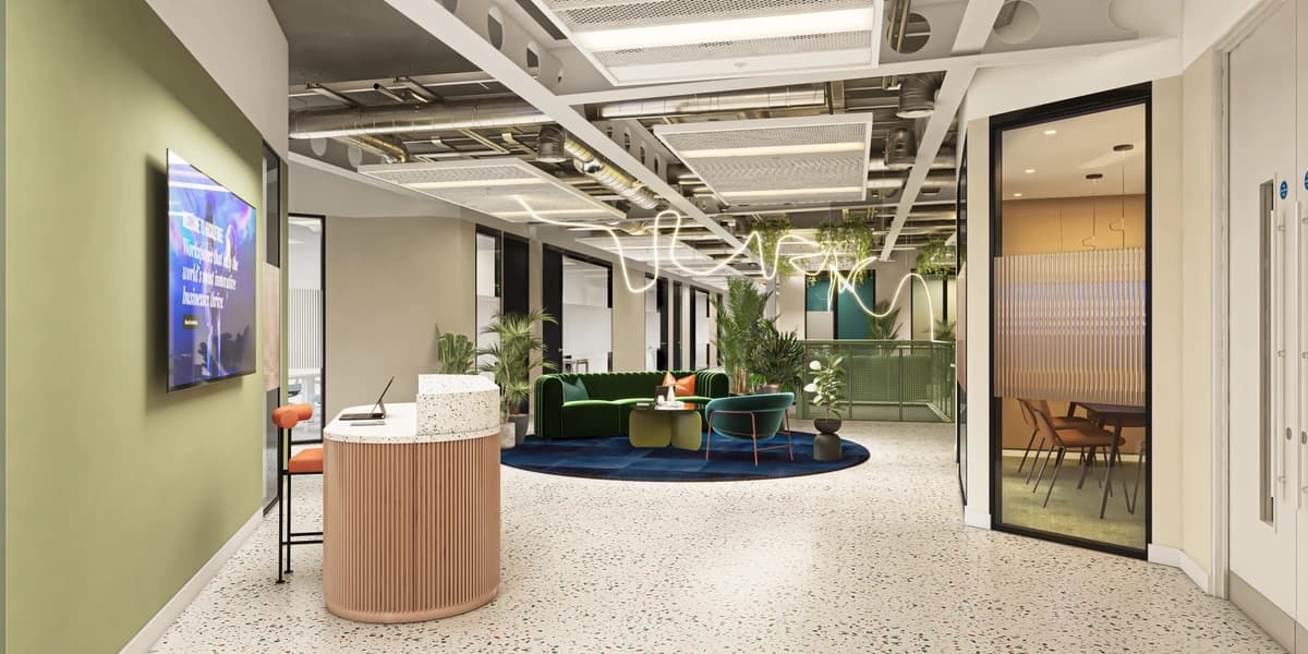 Huckletree Bishopsgate reception