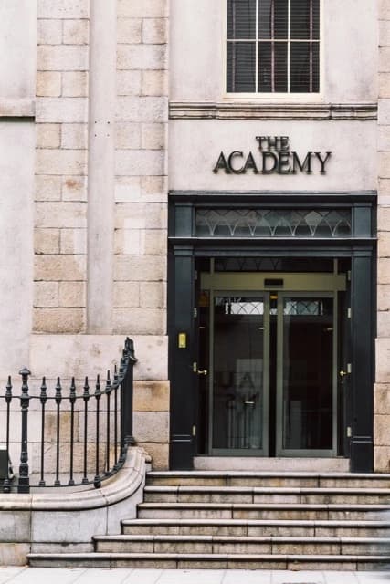 Exterior at Huckletree's dublin coworking office on pearse street